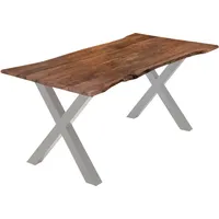 Sam möbel gmbh Esstisch Akazie nussbaumfarben 140 x 80