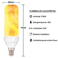 GLOBO LED Leuchtmittel Feuer Flammen Flacker Effekt Lampe E14