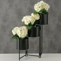 Boltze Pflanzenständer Blumentopfhalter 3 Behälter Wohnraumdeko Accessoire, Pflanzenbehälter modern,