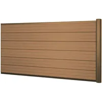 Mendler WPC-Sichtschutz 1,85 m Teak