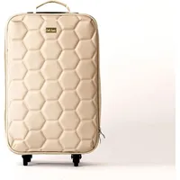 Carla faustini Reisekoffer Trolley Reisetasche Stoffkoffer 46 x 30