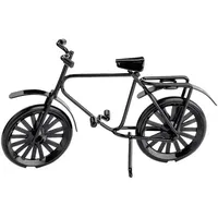 HobbyFun Miniatur-Fahrrad schwarz, ca. 9,5 x 6 cm