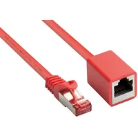 Alcasa GC 8063VR-030R - Patchkabelverlängerung, Cat.6, Rot 3 m