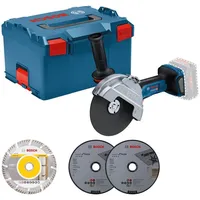 Bosch Professional GWS 18V-180 P ohne Akkupack, L-BOXX