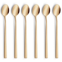 Beckmann & Rommerskirchen VISTA Longdrinklöffel/Latte Macchiato Löffel Set 6-teilig