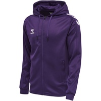 Hummel Core XK Poly Kapuzenjacke acai/white XL