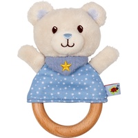 Die Spiegelburg - Greifling Teddy, hellblau - BabyGlück