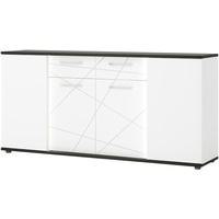 Möbel Kraft Sideboard ¦ weiß ¦ Maße (cm): B: