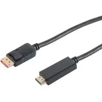 ShiverPeaks BASIC-S DisplayPort HDMI 1.4 Kabel, 2,0 m