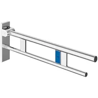 Hewi System 900 Haltegriff Stützklappgriff 850 mm Edelstahl verchromt