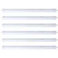 V-Tac 6x LED Deckenleuchte Feuchtraum LED Garagenlampe led Röhre,