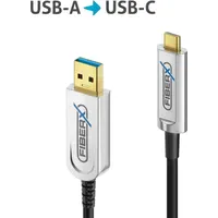 FIBERX Serie - USB 3.1 Glasfaser Kabel - USB-A