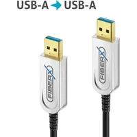 FIBERX Serie - USB 3.1 Glasfaser Kabel - USB-A