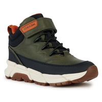 GEOX J FLEXYPER Plus Boy Ankle Boot, Military/ORANGE, 41