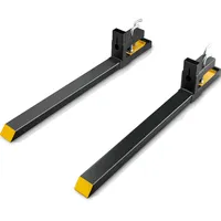 Vevor 2x Palettengabeln Anklemmbar 1490x100x230 mm Gabelträger 1814kg Tragfähigkeit