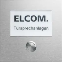 Elcom 1-Taster+ gr.Schild CZM-210
