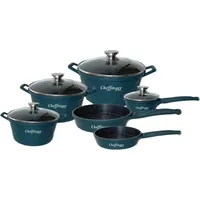 Cheffinger 12-Teilig Kochtopf Set Induktion Diamant Topf Induktion Alu