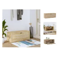 VidaXL Wand-Schuhschrank Sonoma-Eiche 100x35x38 cm Holzwerkstoff