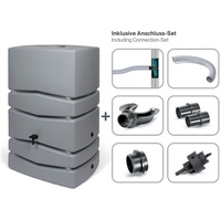 Kreher Aqua Tower Wassertonne 450 l grau