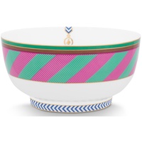 Pip Studio Chique Stripes Bowl pink-Green 15,5cm
