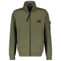 Lerros Sweatjacke in weicher Qualität - Aged Olive S