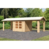 Karibu Gartenhaus Theres 3 Inkl. 2,6m 2 Dachausbauelementen -