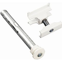 Purmo Anschluss-Set AZ13DZ952223400 verkehrsweiß RAL 9016, 6er, mit Bohrkonsole