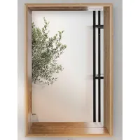 SAM PARTNER Wand-Spiegel mit Ablagefläche 48 x 31 x