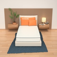 MiaSuite Matratze für Wiege 55x130x14 cm - Waterfoam,Hypoallergen, Milbenhemmend