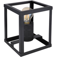GLOBO Tischlampe Tischleuchte Beistellleuchte Wohnzimmerleuchte Nachttischlampe, ON/OFF Schalter, Metall