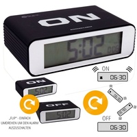 Miraval digitaler LCD Wecker mit "Flip-Funktion" Snooze Hintergrundbeleuchtung Ansteigender