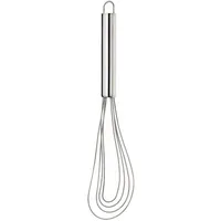 Kela Schneebesen flach Edelstahl 27 cm RONDO, Mehlschwitze-Schneebesen, Tellerbesen