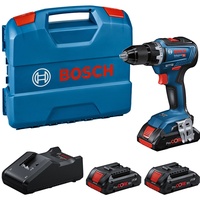 Bosch GSR 18V-55 Professional inkl. Koffer + 3 x