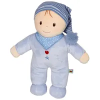 Die Spiegelburg 18589 Schmusepuppe, hellblau - BabyGlück