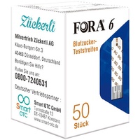 Foracare europe gmbh FORA 6 Blutzucker-Teststreifen