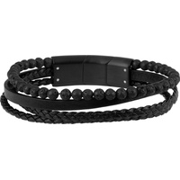 Jacques Lemans Armband Leder, Edelstahl Armbänder & Armreife Herren