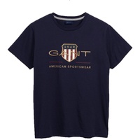 GANT Herren T-Shirt - Blau - XS