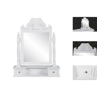 VidaXL Schminktisch mit rechteckigem Schwenkspiegel Kosmetiktisch Frisiertisch