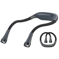 Lunartec LED-Akku-Leseleuchte zum Umhängen, 4 W, 3 Weiß-Stufen, 13,5