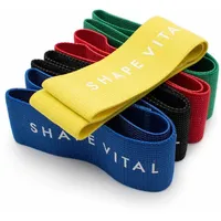 Shapevital.de Fitnessbänder Loop aus hochwertigen Textilfasern 5er Set 1
