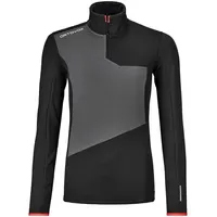 Ortovox Fleece Light Zip Neck Hoodie Schwarz L