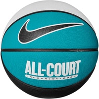 Nike Everyday All Court 8P Indoor/Outdoor Basketball 110 white/teal