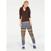 Heine Feinstrickjacke in schokobraun | Gr.: 38,