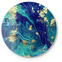 Deqori Schneidebrett aus Glas | rund Ø30 cm |