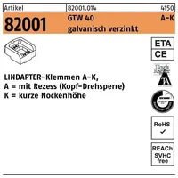 Lindapter GT A KM 10 galvanisch verzinkt, kurz *