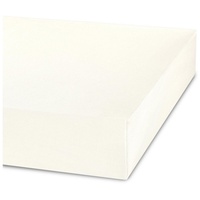 CELINATEX Jade Spannbettlaken 90x200-100x200 cm Schnee weiß Microfaser Spannbetttuch