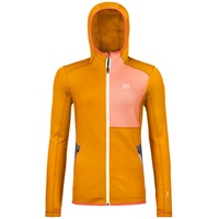 Ortovox Fleece Hoodie Jacke (Größe XS, orange)