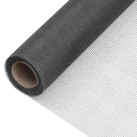 VidaXL Fliegengitter Fiberglas 112x1000 cm Schwarz