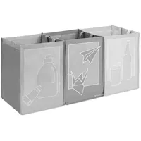 Navaris 3er Set Recycling Taschen für Glas Plastik und