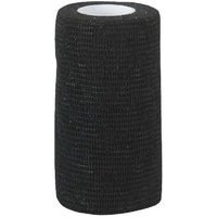 Kerbl EquiLastic selbsthaftende Bandage, 7.5 cm breit, schwarz